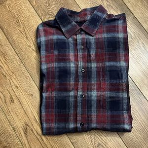 American Tall Men’s Long Sleeve Flannel Shirt